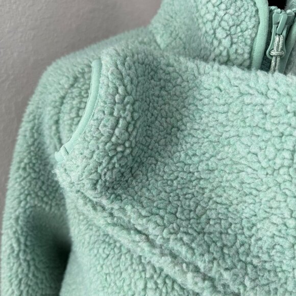 FJALLRAVEN Vardag Pile Full Zip Fleece Jacket Aloe Green Medium - Picture 9 of 12